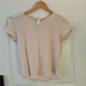H&M Soft Pink Short Sleeve Tee